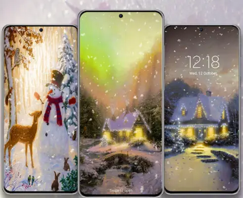 Snowfall Live Wallpaper android App screenshot 0