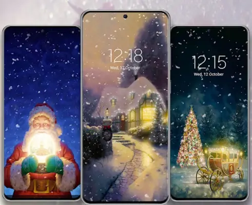 Snowfall Live Wallpaper android App screenshot 1