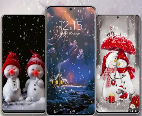 Snowfall Live Wallpaper android App screenshot 2