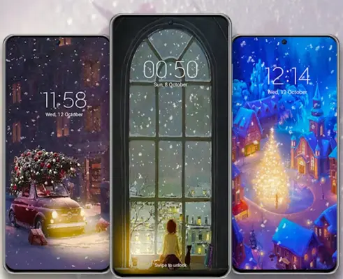 Snowfall Live Wallpaper android App screenshot 3